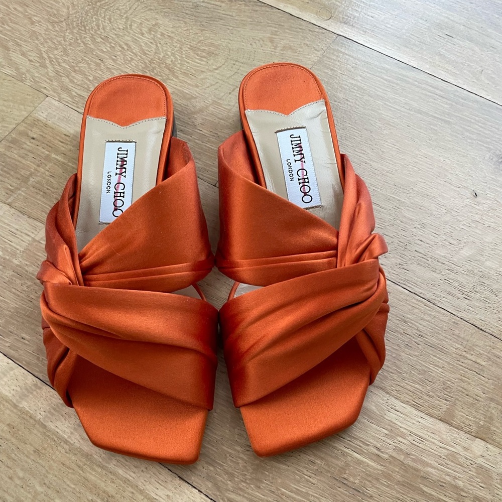 Jimmy choo narisa satin slide